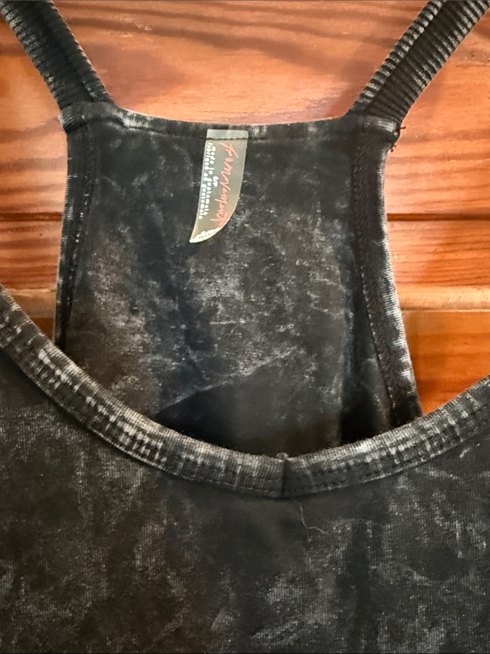 FP Movement by Free People Mineral-Wash Black Mini Dress - Picture 2 of 5